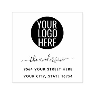 Carimbo Auto Entintado Nome Personalizado da Família Assinatura Endereço