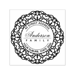 CARIMBO AUTO ENTINTADO NOME PERSONALIZADO DA FAMÍLIA DO ORNAMENTADO CLASS