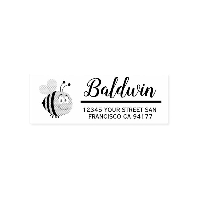 Carimbo Auto Entintado Nome personalizado da família personalizada de abe (Design)