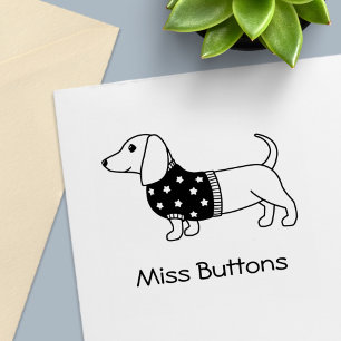 Carimbo Auto Entintado Nome Personalizado Do Edulcorador De Estrelas De C