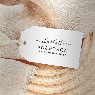 Carimbo Auto Entintado Nome Personalizado Mínimo Moderno e Cargo