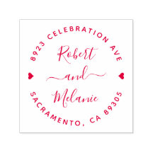 Nomes manuscritos bonitos Endereço de Devolução de