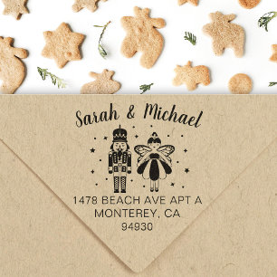 Carimbo Auto Entintado Nosso Primeiro Natal, Princesa Nutcracker