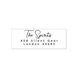 Carimbo Auto Entintado NOVO Sta de Autenticação de Endereço de Retorno de