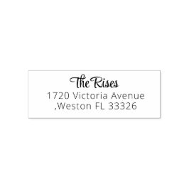 Carimbo Auto Entintado NOVO Sta de Autenticação de Endereço de Retorno de