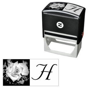 Carimbo Auto Entintado O amor está no Bloom Wedding