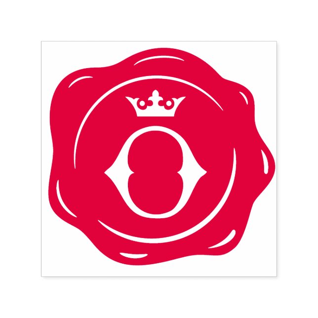 Carimbo Auto Entintado O - Antiga cera - Letra inicial gótica gótica (cer (Design)