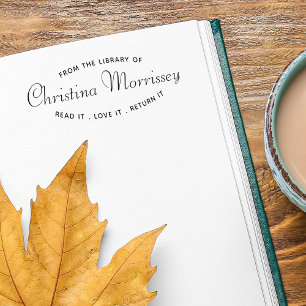 Carimbo Auto Entintado Os Bibliotecários Leram-Na Adorando-A A Deixá-La P