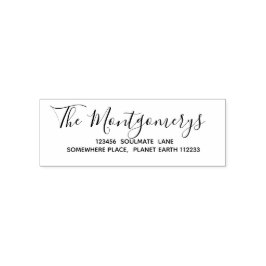 Carimbo Auto Entintado Padrão | Crie Pessoal Seu Próprio Endereço De Devo