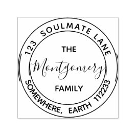 Carimbo Auto Entintado Padrão | Crie Pessoal Seu Próprio Endereço De Devo