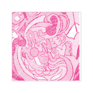 Carimbo Auto Entintado paixão colorido pela paz hippie Thunder_Cove