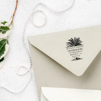 Palm Tree Summer Wedding Endereço de Devolução, de