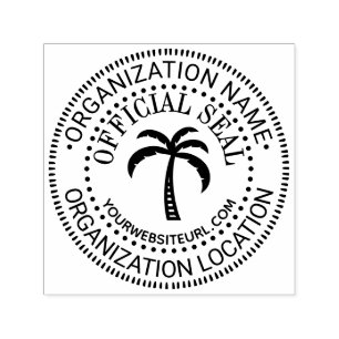 Carimbo Auto Entintado Palma #3 Nome de Selo Personalizado Genérico Nome 