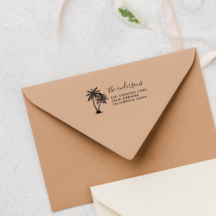 Carimbo Auto Entintado Palmeiras Nome da família de script e endereço d