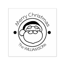 Carimbo Auto Entintado Papai Noel Arte Doodle Fofo