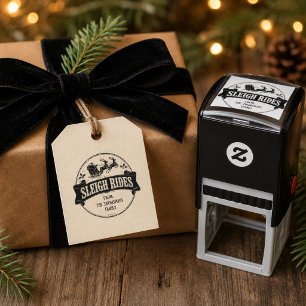 Carimbo Auto Entintado Papai Noel Natal Fofo