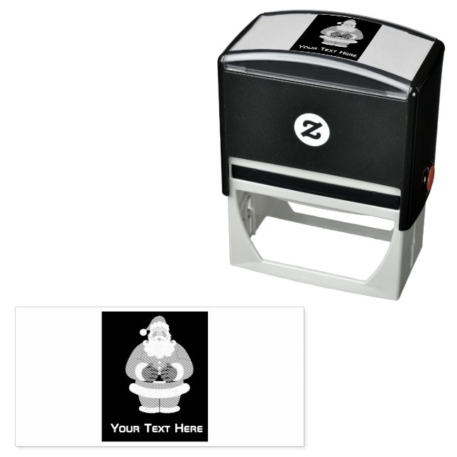 Carimbo Auto Entintado Papais noeis Personalizados Texto da imagem Carimb (In Situ)