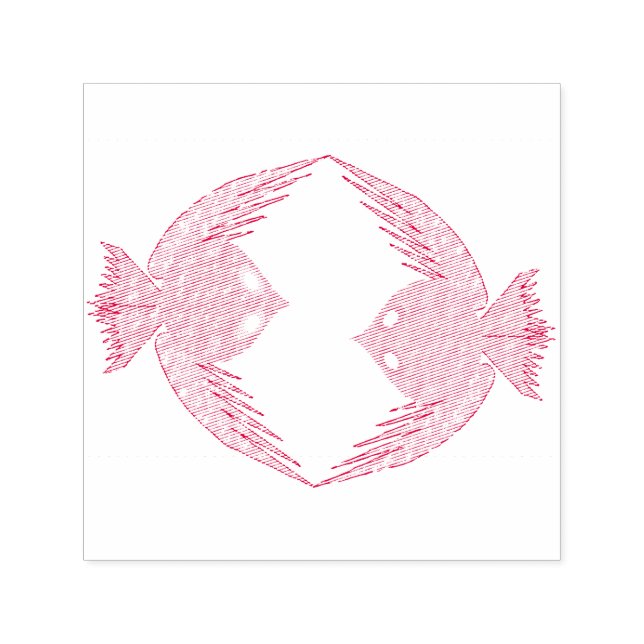 Carimbo Auto Entintado Pássaros de Amor, Rosa e Azul (Design)