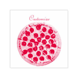 Carimbo Auto Entintado Pepperoni Pizza Thunder_Cove
