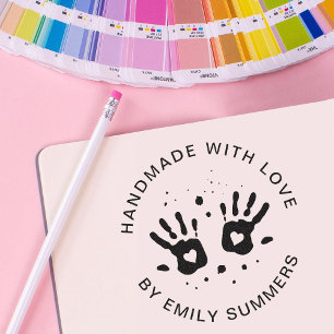 Carimbo Auto Entintado Pequena empresa ou Artesanato para crianças, de fá