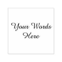 Carimbo Auto Entintado Pequenas Palavras Personalizadas Com Fonte Elegant