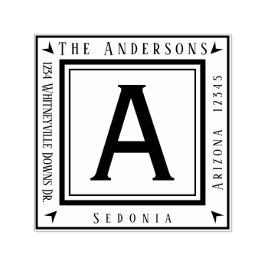 Carimbo Auto Entintado Personalizado o seu nome e a Praça de Endereços