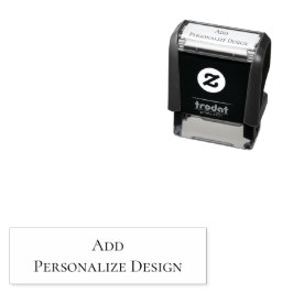 Carimbo Auto Entintado Personalizado Personalizado 1.4" x 0.4"