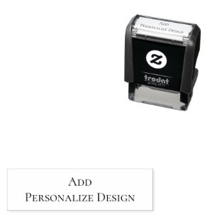 Carimbo Auto Entintado Personalizado Personalizado 1.4" x 0.4"