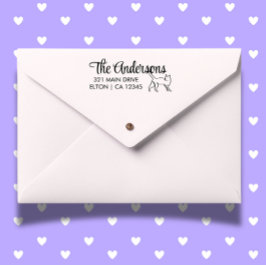 Carimbo Auto Entintado Personalizar Endereço de Devolução de Script de Ca