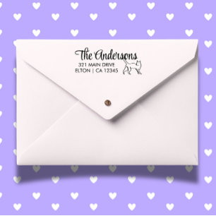 Carimbo Auto Entintado Personalizar Endereço de Retorno de Cat