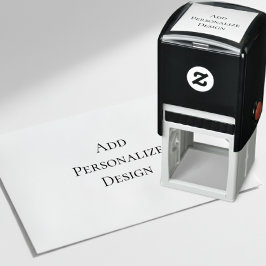 Carimbo Auto Entintado Personalized Custom 1.5" x 1.5