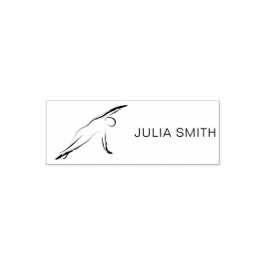 Carimbo Auto Entintado Pilula a dobra lateral do gancho