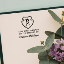 Placa de Monograma de Emblema da Princesa Bonita C