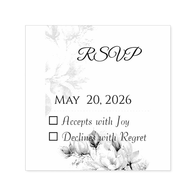 Carimbo Auto Entintado Placa Elegante Classic Beige Magnolia RSVP (Design)