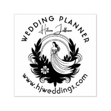 Planejador de Casamento com Logotipo de Motivo Mod