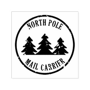 Carimbo Auto Entintado Portadora de correio do Polo Norte a partir de Pap