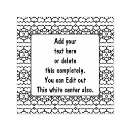 Carimbo Auto Entintado Preto e branco 2f