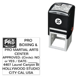 CARIMBO AUTO ENTINTADO #PROBOXING & #PROMARTIALARTS