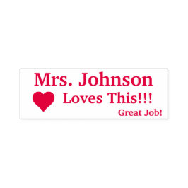 Carimbo Auto Entintado Professor incentiva selo de borracha