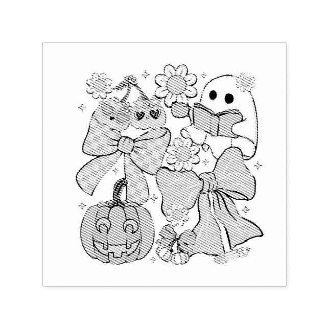 Carimbo Auto Entintado Professor Spooky Halloween (Design)