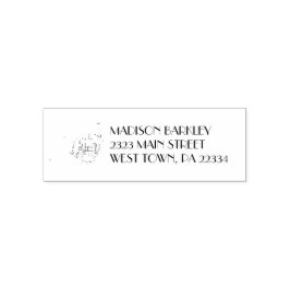 Carimbo Auto Entintado Professora de Bandas Musical do Corno de França