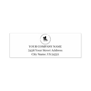 Carimbo Auto Entintado Profissional de logotipo comercial personalizado