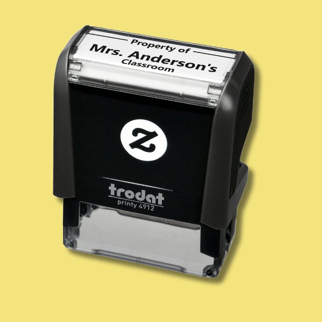 Carimbo Auto Entintado Propriedade da Sala de Aula do Professor(a) (Criador carregado)