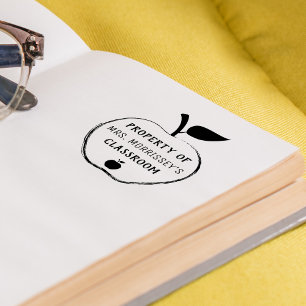 Carimbo Auto Entintado Propriedade De Personalizado Apple