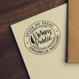 Carimbo Auto Entintado Público Notário Moderno