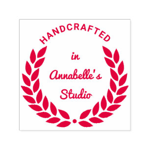 Carimbo Auto Entintado Qualidade personalizada de Laurel Wreath Jewelry