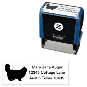 Carimbo Auto Entintado Ragdoll Cat Personalizado