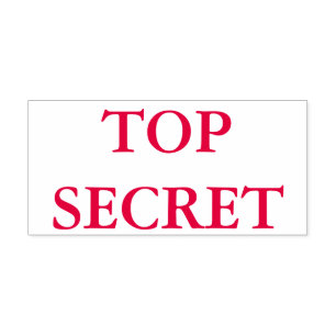 Carimbo Auto Entintado Red Top Secret