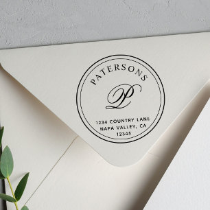 Carimbo Auto Entintado (REDIMENSIONADO) Endereço de Devolução do Monog