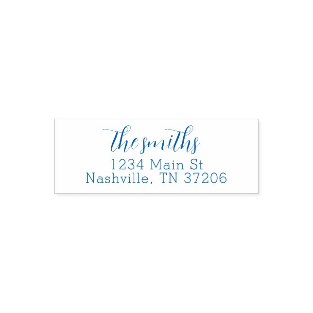 Carimbo Auto Entintado Retornar rótulo de endereço com fonte de caligrafi (Design)